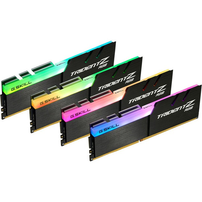 G.SKILL Trident Z RGB RAM Module for Desktop PC - 64 GB (4 x 16GB) - DDR4-3600/PC4-28800 DDR4 SDRAM - 3600 MHz - CL16 - 1.35 V G.SKILL Trident Z RGB RAM Module for Desktop PC - 64 GB (4 x 16GB) - DDR4-3600/PC4-28800 DDR4 SDRAM - 3600 MHz - CL16 - 1.35 V